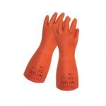 1 Pair Anti-electricity Protect Professional 12kv High Voltage Electrical Insulating Gloves Rubber Electrician Safety Glove 40cm