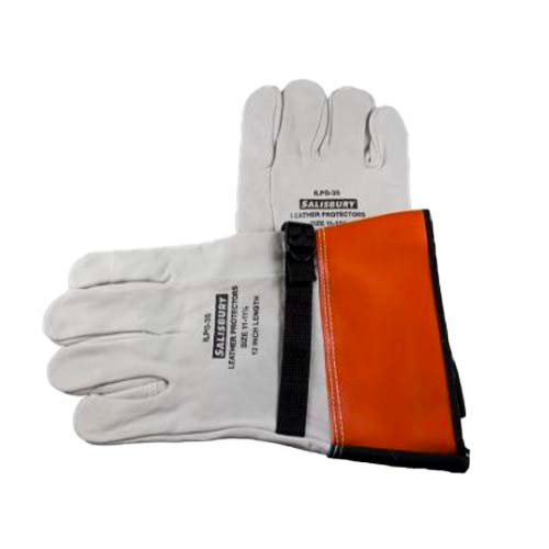 Salisbury Size 10, 14 inch Leather Glove Protectors ILP5S-10