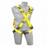 3M DBI-SALA Delta 1102010 Cross-Over Style Harness,Universal, Navy/Yellow