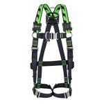 Honeywell 1032876 Miller H-Design Duraflex 2pts Harness with Automatic Buckles and Front D-ring - Size 2