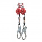 Miller Twin Turbo 6-Foot Fall Protection System with G2 Connector and Aluminum Locking Rebar Hooks (MFLC-12-Z7/6FT)