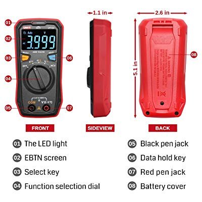 UNI-T UT123 Auto-Ranging Digital Multimeter - Image 3