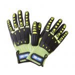 Anti Impact Gloves Anti Vibration oil-proof GMG Yellow HPPE GMG  TPR Safety Work Gloves Cut Resistant Gloves