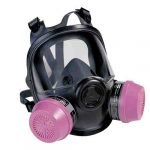 North® by Honeywell Small Elastomer Full Face 5400 Series Dual Cartridge Facepiece
