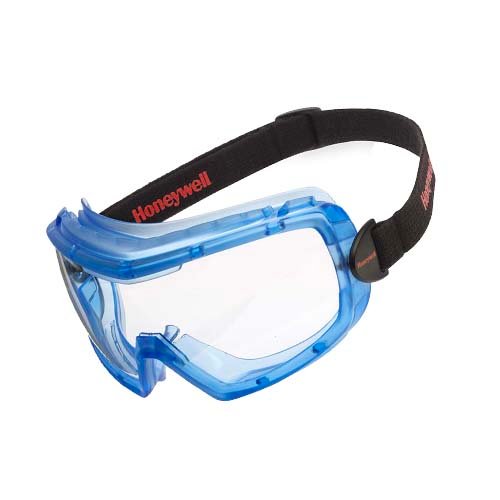 UVEX by Honeywell S3541X Entity Series Goggle with Clear Lens, Translucent Blue Body and Uvextra Anti-Fog Coating