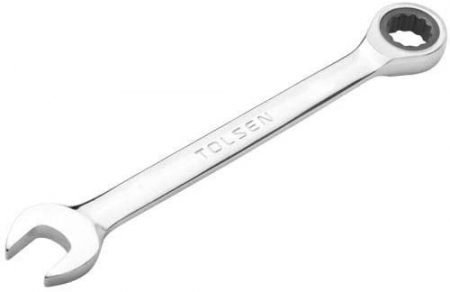 FIXED COMBINATION RATCHET SPANNER 13 MM - TOLSEN