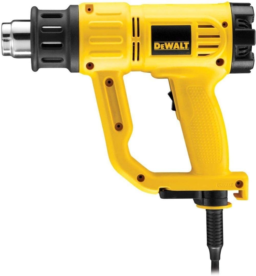 DeWalt 2000W Heavy Duty Heat Gun with Temperature Control, Yellow/Black - D26411-QS