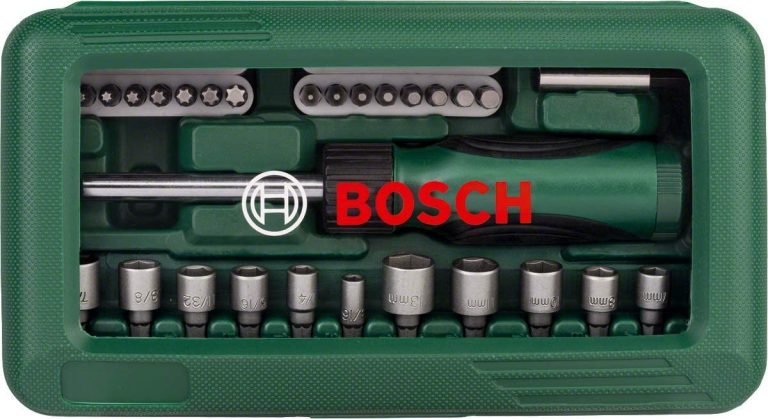 Bosch 2607019504 Screwdriver, Set of 46 Pieces (Assorted Color) | Alvex ...