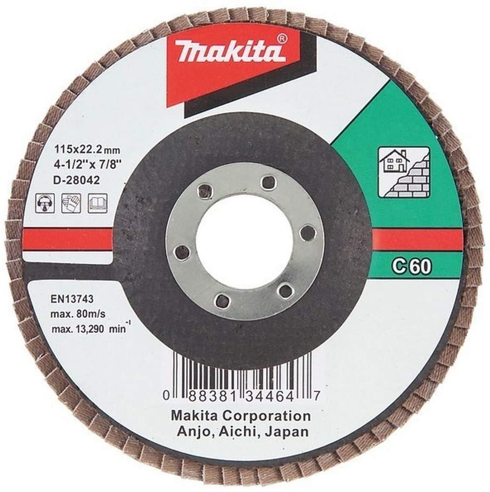Makita 80746 D-28042 PT 115x22.2 C60/Stone ACC Flap Disc