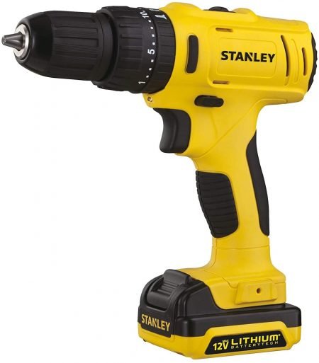 Stanley Power Tool,Cordless 12V MAX 1.5 AH LI-ION HAMMER DRILL,SCH12S2K-B5