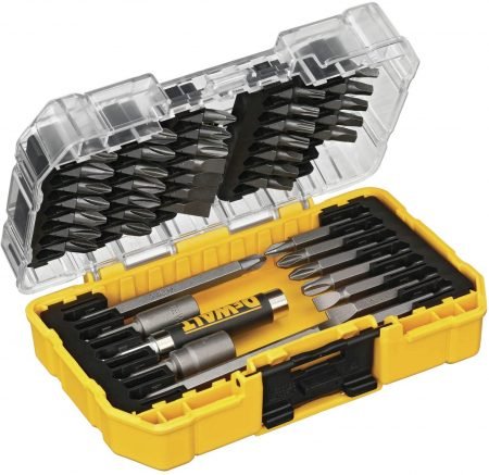 DEWALT Screwdriver Bit Set with Tough Case, 45-Piece (DW2166)