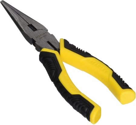 Stanley 84-031W 6-Inch Bi-Material Long Nose Cutting Plier