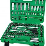 TOPTUL - 108PCS Professional Grade 1/4 inch and 1/2 inch DR. Flank Socket Set - GCAI108R