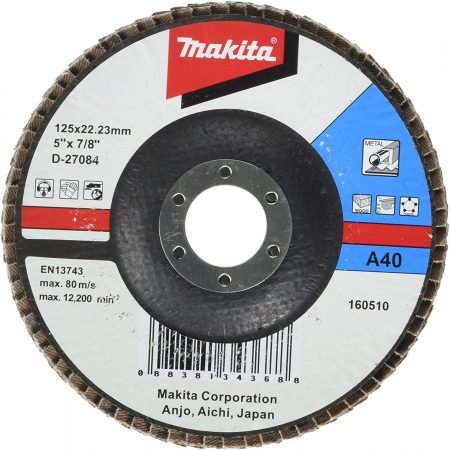 Makita 80742 D-27062 PT 115x22.2 A120/Steel ACC Flap Disc