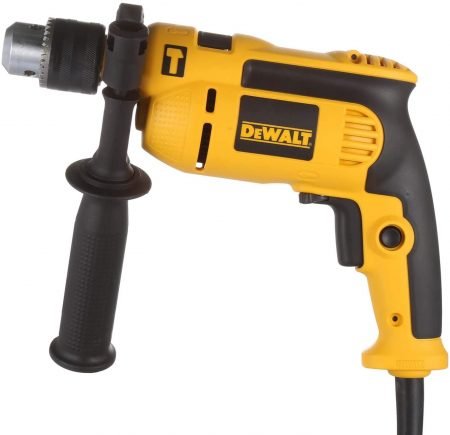 DeWalt 750W 13mm percussion drill with variable speed switch for Drilling concrete Metal wood, Yellow/Black, DWD024-B53 Year Warranty