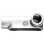 Appleton® FM9™ Unilet® LR29 Type LR Conduit Body, 3/4 in Hub, 9, 8.5 cu-in, Aluminum, Natural