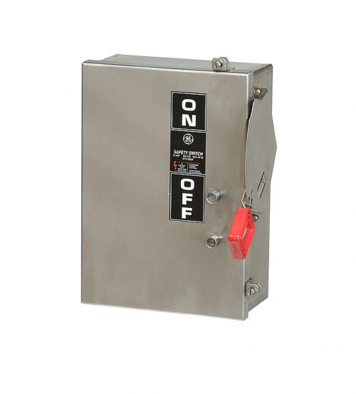 GENERAL ELECTRIC SAFETY SWITCH NONFUSIBLE 3 POLES 30 A 600 V