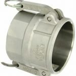 Dixon 300-D-SS Stainless Steel 316 Type D Cam and Groove Hose Fitting, 3" NEW