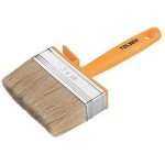 Tolsen White Bristle In Chrome Plated Ferrule Plastic Handle