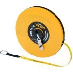50M 165FT Constriction Imperial Metric Fiberglass Measuring Tape Reel