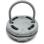 OZ Gedney CTC-250 2-1/2" U-Bolt Cable Tray Clamp Galvanized Iron Rigid/IMC/EMT