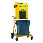 Encon Mobile Eyewash Cart only for Eye Wash, Length 24 In, Width 28-1/2 In., Height 60