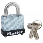 PADLOCK LAMINATED STEEL  30 MM  (CARDED)