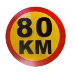 Speed Limit Signboard Size: 60 CM.