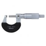 Mitutoyo 102-301 Outside Micrometer with Ratchet Stop, Range 0-25mm