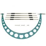 Mitutoyo 104-154 Outside Micrometer With Interchangeable Anvils, Range 20-24"