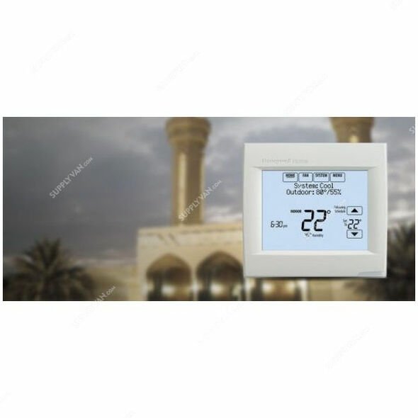 Honeywell VisionPro 8000 Programmable Thermostat For Mosques, TH8320NR1016-U, White