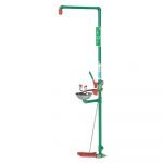 HUGHES Outdoor Self-Draining Emergency Safety Shower with Eye/Face Wash - EXP-SD-18G/85G(D)