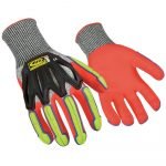 Ansell RINGERS Gloves 065 R-Flex Oil-Repellent Impact Gloves, Nitrile