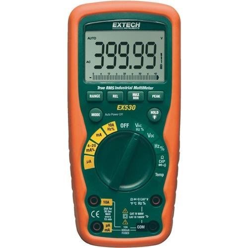 Extech EX530: 11 Function Heavy Duty True RMS Industrial MultiMeter