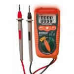Extech DM220: Mini Pocket MultiMeter with Non-Contact Voltage Detector