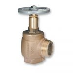 AKRON Angle Valve, 1.5 F x M Angle, Cast Brass - H88801
