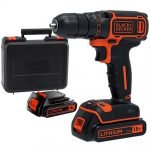 Black + Decker BDCDC18KB-B5 18V Li-Ion Drill Driver + Kitbox