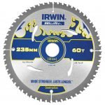 IRWIN 1897389 Weldtec Circular Saw Blade 235mm x 30mm /60T