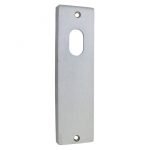 ***WSL Discontinued***Kaba 600 Plate with Cylinder Hole Satin Chrome 604VSCP