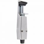 Kaba Door Holder DS128 195mm Heavy Duty Plunger Foot Operated Satin Chrome