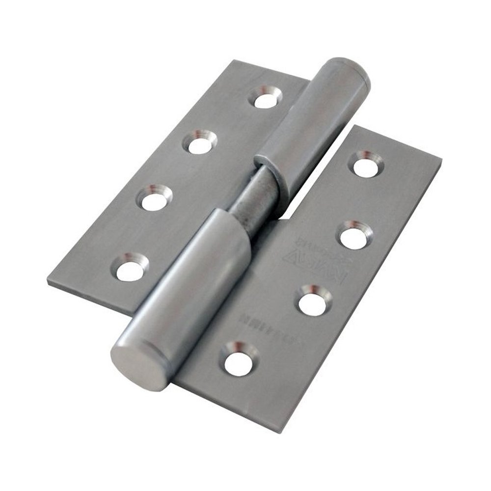Kaba Rising Butt Door Hinge Left Hand 100x75x3mm Stainless Steel DKH100/75SC