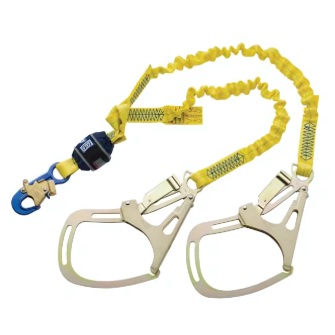 3M DBI-SALA EZ-Stop F2 100% Tie-Off Stretch Web Shock-Absorbing Lanyard, 6 ft